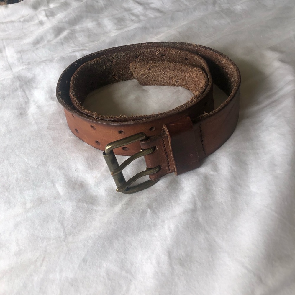 Leather belt